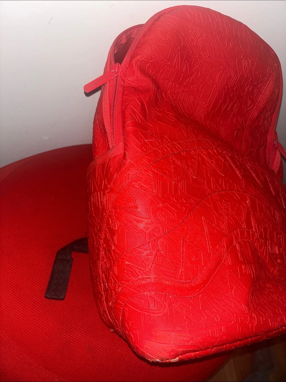 Sprayground Red Embossed Men’s Backpack
